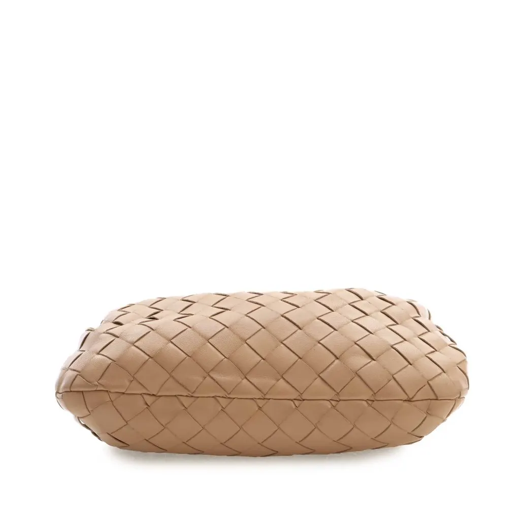 Bottega Veneta Mini Nappa Intrecciato Jodie Beige Leather Very good - Box View