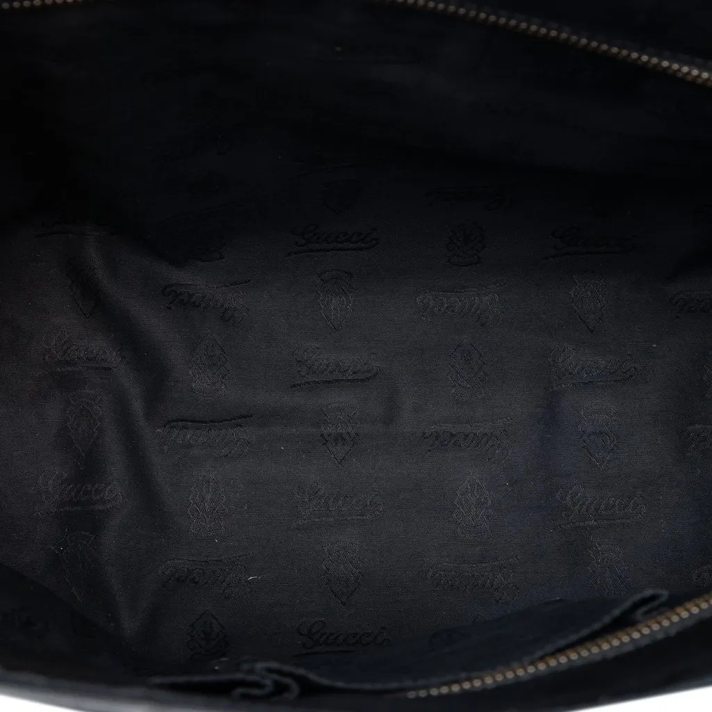 Gucci Medium GG Imprime Tote Black Very good - Model View