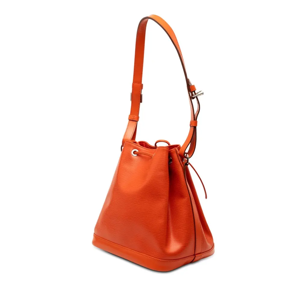 Louis Vuitton Epi Petit Noe Orange Leather Very good - Back View