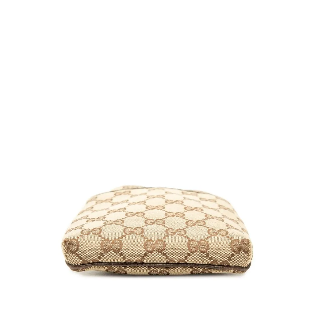 Gucci GG Canvas Web Crossbody Beige Canvas Very good - Inside View