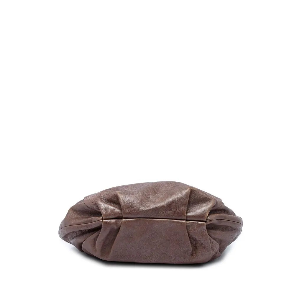 Prada Sfumato Naplak Glace Calfskin Hobo Brown Leather Very good - Inside View