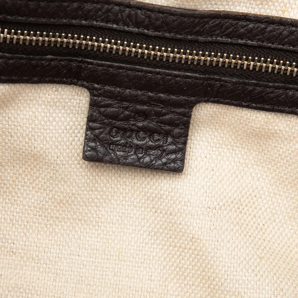 Gucci GG Canvas Bamboo Diana Satchel Beige Canvas Good - Box View