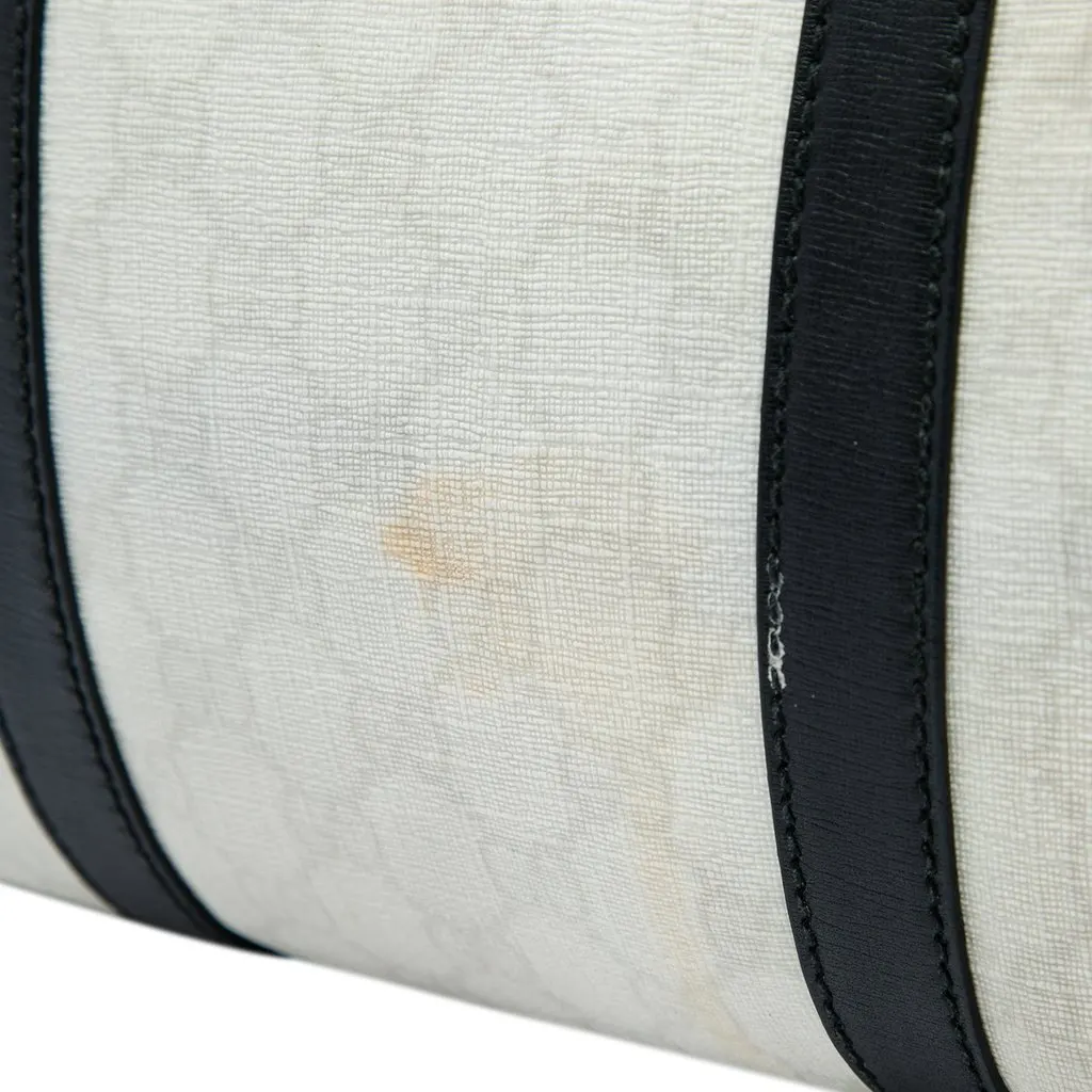 Gucci Medium GG Supreme Joy Boston Bag White Canvas Good - Box View