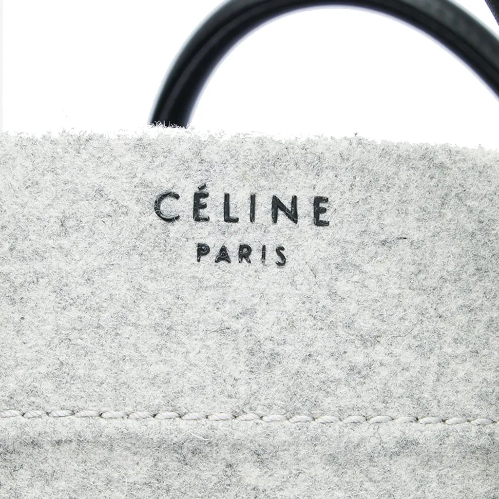 Celine Medium Felt Phantom Luggage Tote MultiColor Very good - Box View