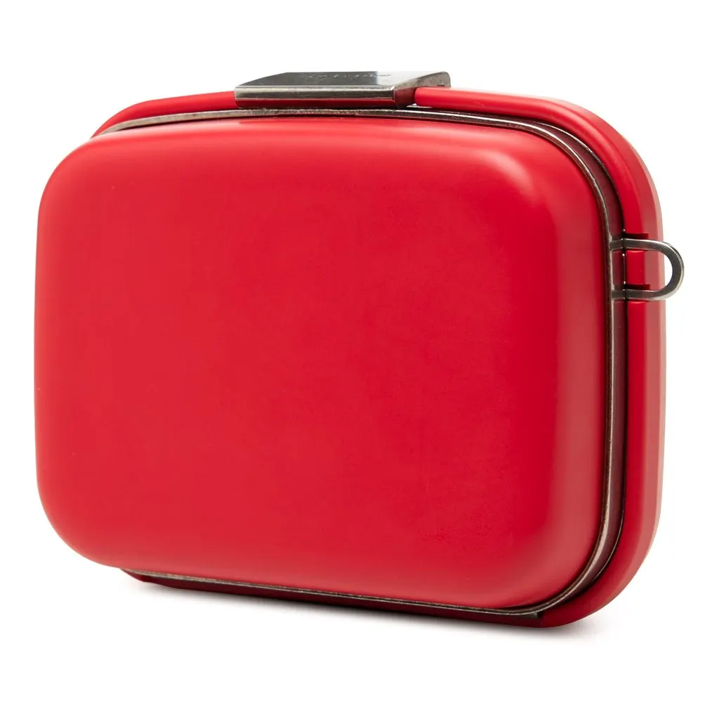 Balenciaga Mini Acetate Lunch Box Case Red Plastic Very good - Back View