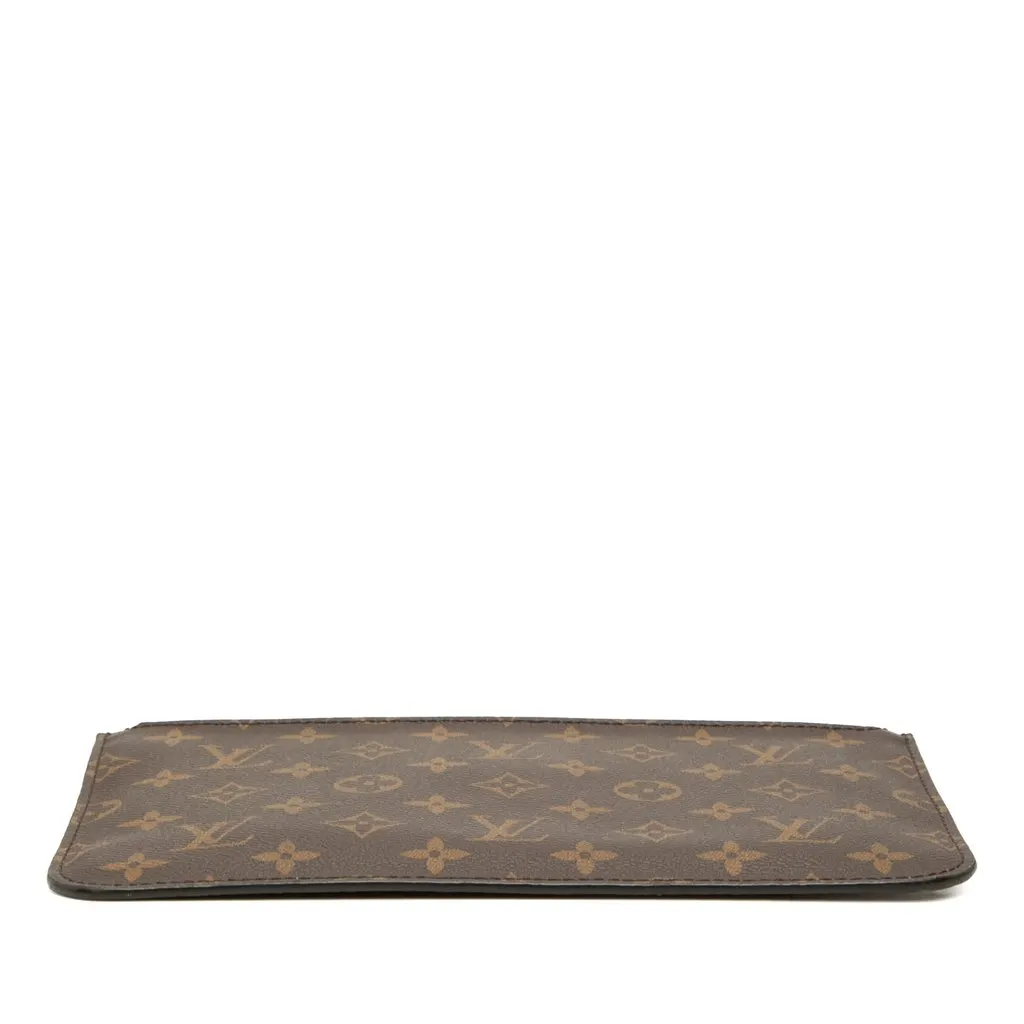 Louis Vuitton Monogram Neverfull MM Pouch Brown Canvas Very good - Inside View