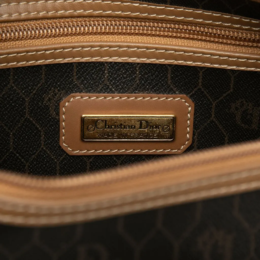 Dior Honeycomb Coated Canvas Boston Bag Black Very good - Box View