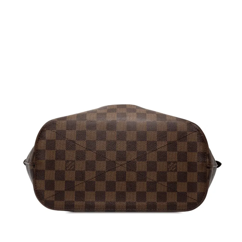 Louis Vuitton Damier Ebene Siena MM Brown Canvas Good - Inside View