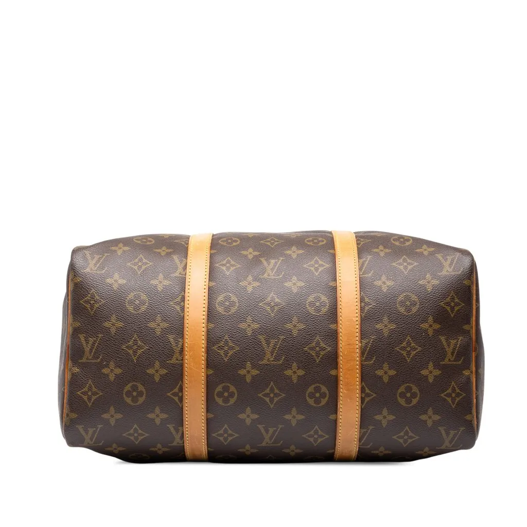 Louis Vuitton Monogram Sac Souple 35 Brown Canvas Good - Inside View
