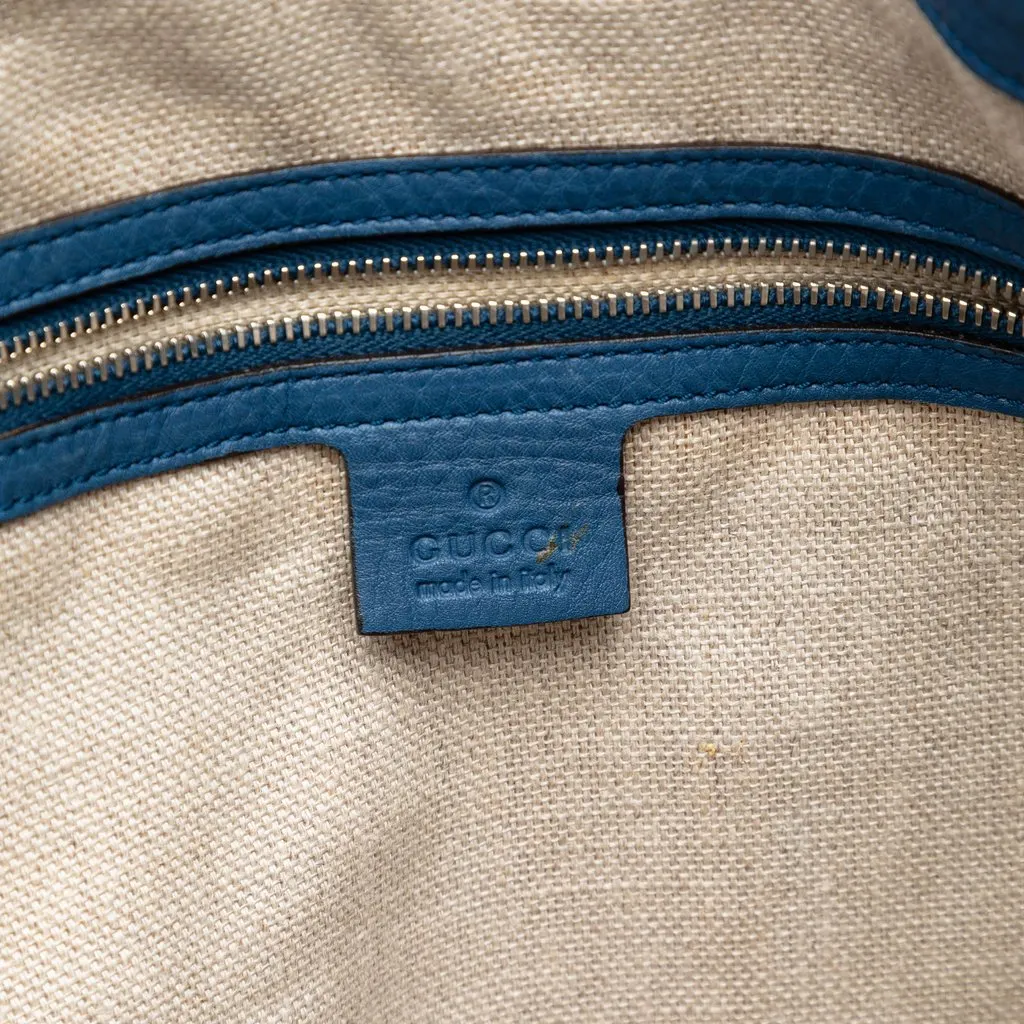 Gucci Large GG Canvas Icon Bit Satchel Beige Very good - Box View