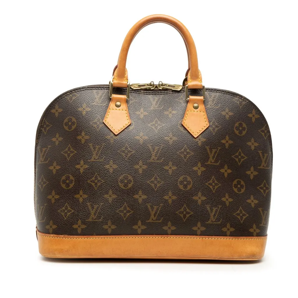 Louis Vuitton Monogram Alma PM Brown Very good - Front View