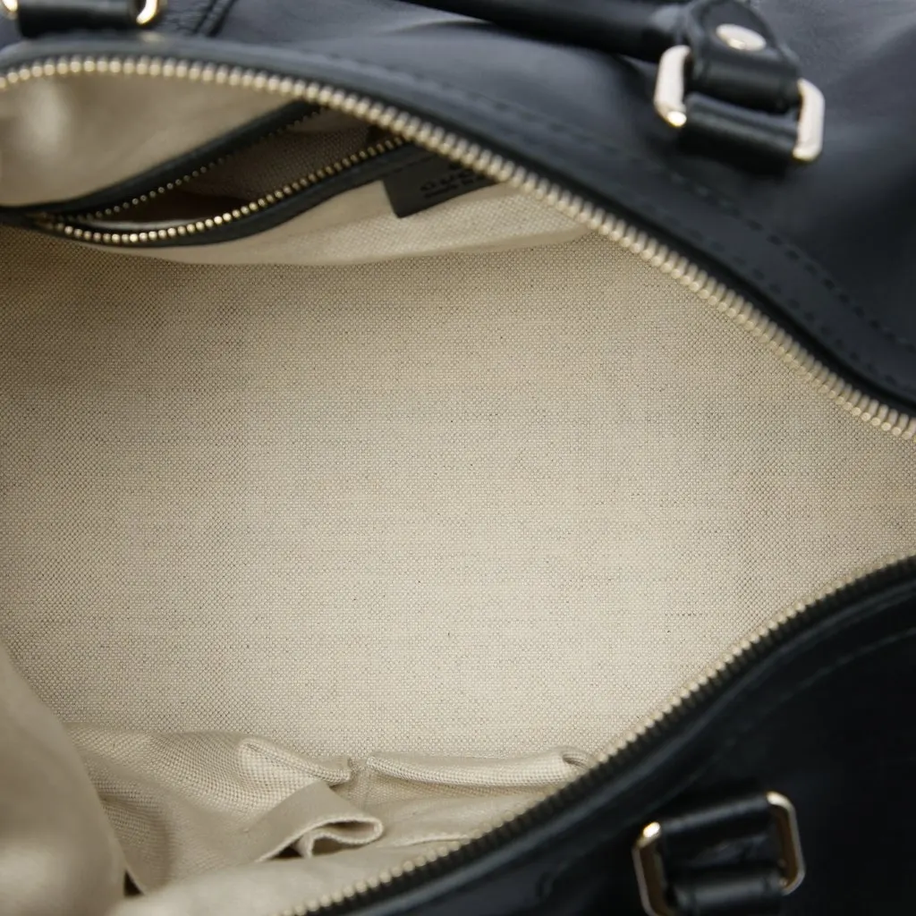Gucci Medium Guccissima Trimmed Calfskin Joy Boston Bag Black Leather Very good - Model View