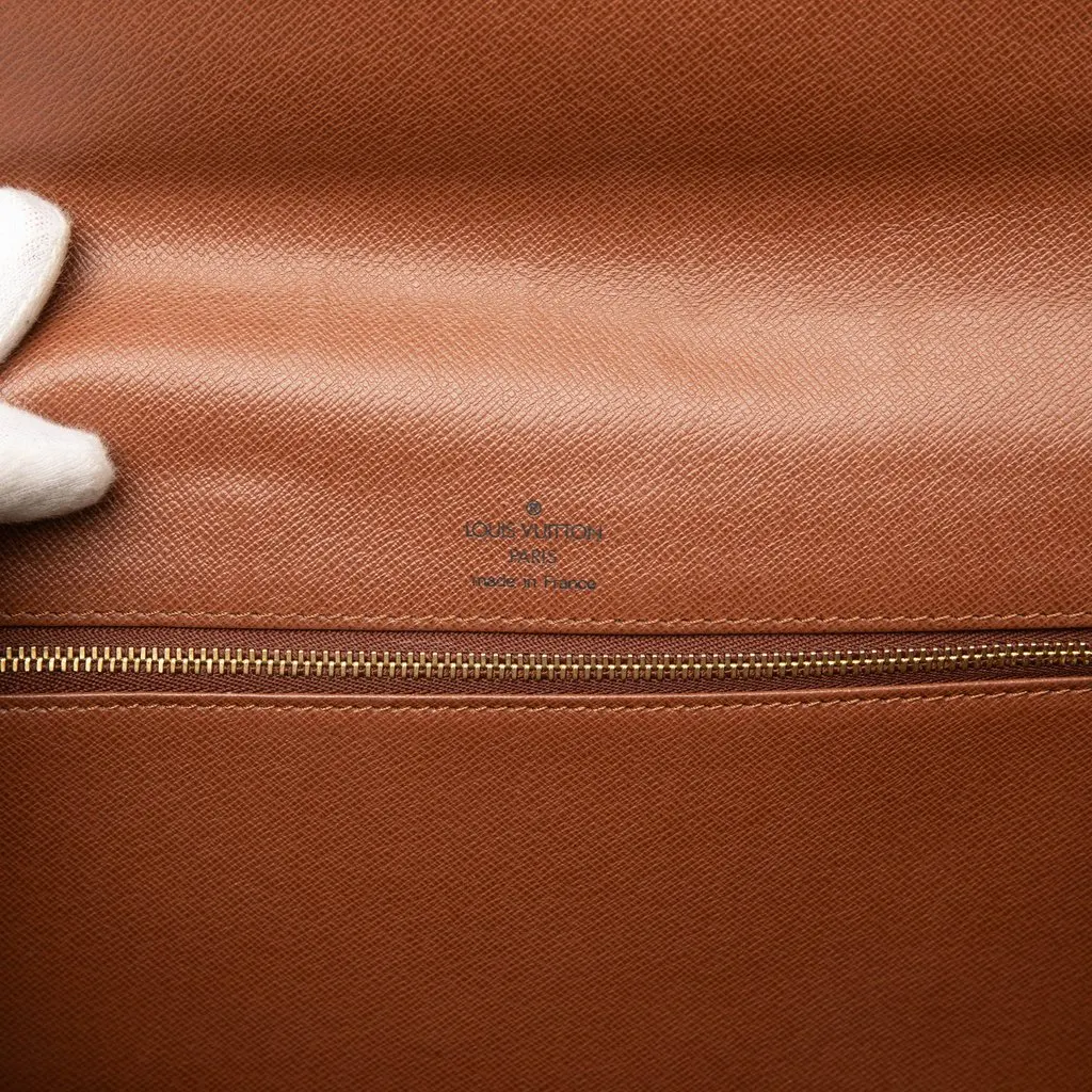Louis Vuitton Monogram Pochette Dame GM Brown Very good - Box View