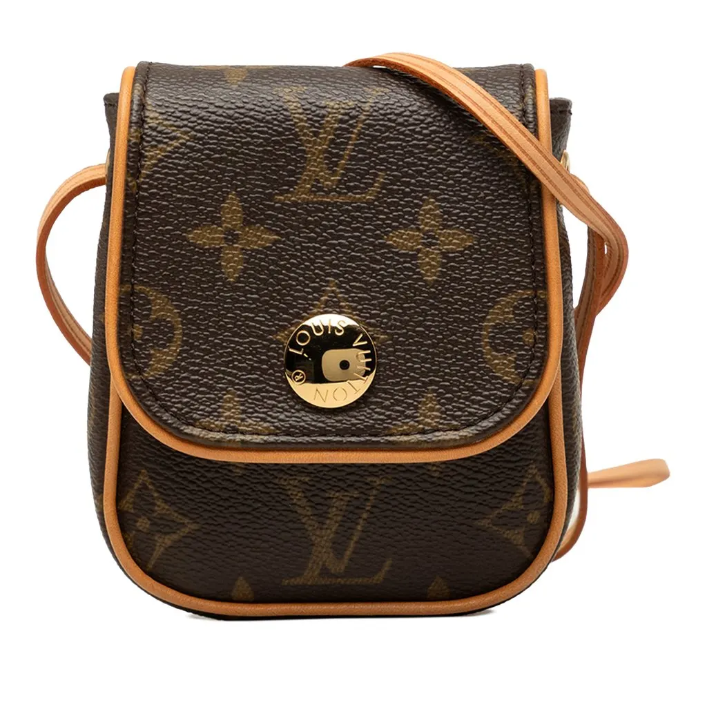 Louis Vuitton Monogram Pochette Cancun Brown Canvas Very good - Front View