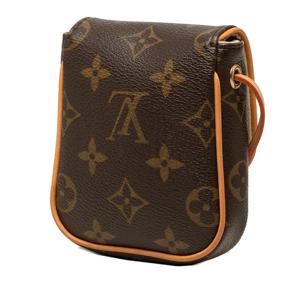 Louis Vuitton Monogram Pochette Cancun Brown Canvas Very good - Back View