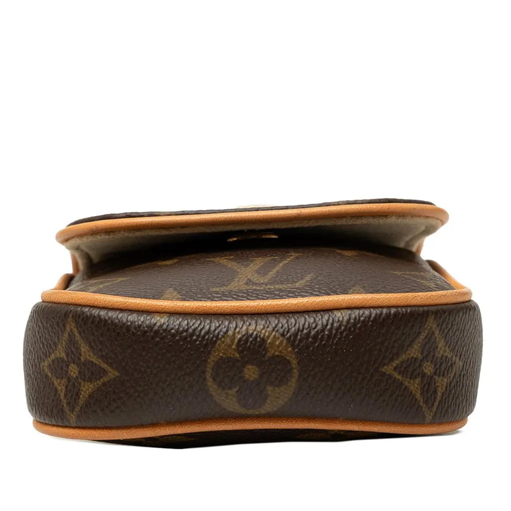 Louis Vuitton Monogram Pochette Cancun Brown Canvas Very good - Inside View