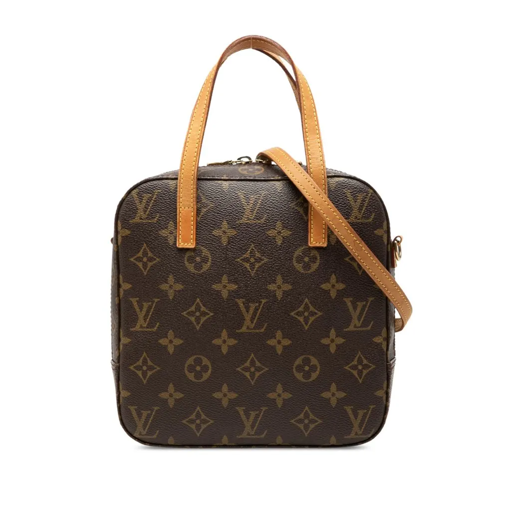 Louis Vuitton Monogram Spontini Brown Canvas Good - Front View