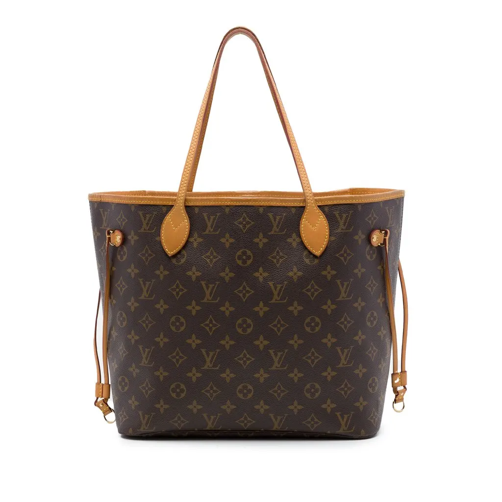 Louis Vuitton Monogram Neverfull MM Brown Very good - Front View