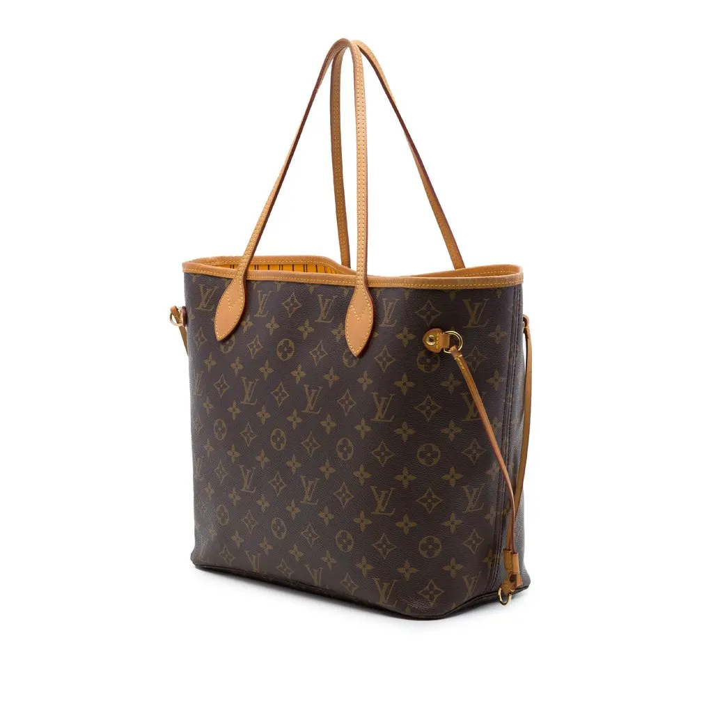 Louis Vuitton Monogram Neverfull MM Brown Very good - Back View
