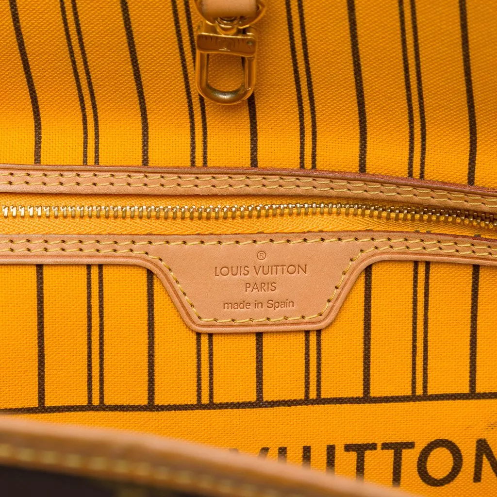 Louis Vuitton Monogram Neverfull MM Brown Very good - Box View