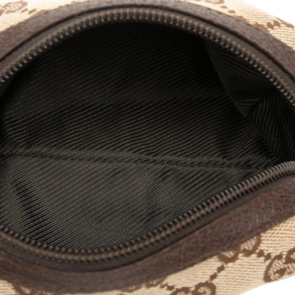 Gucci GG Canvas Balthus Cosmetic Pouch Beige Very good - Model View