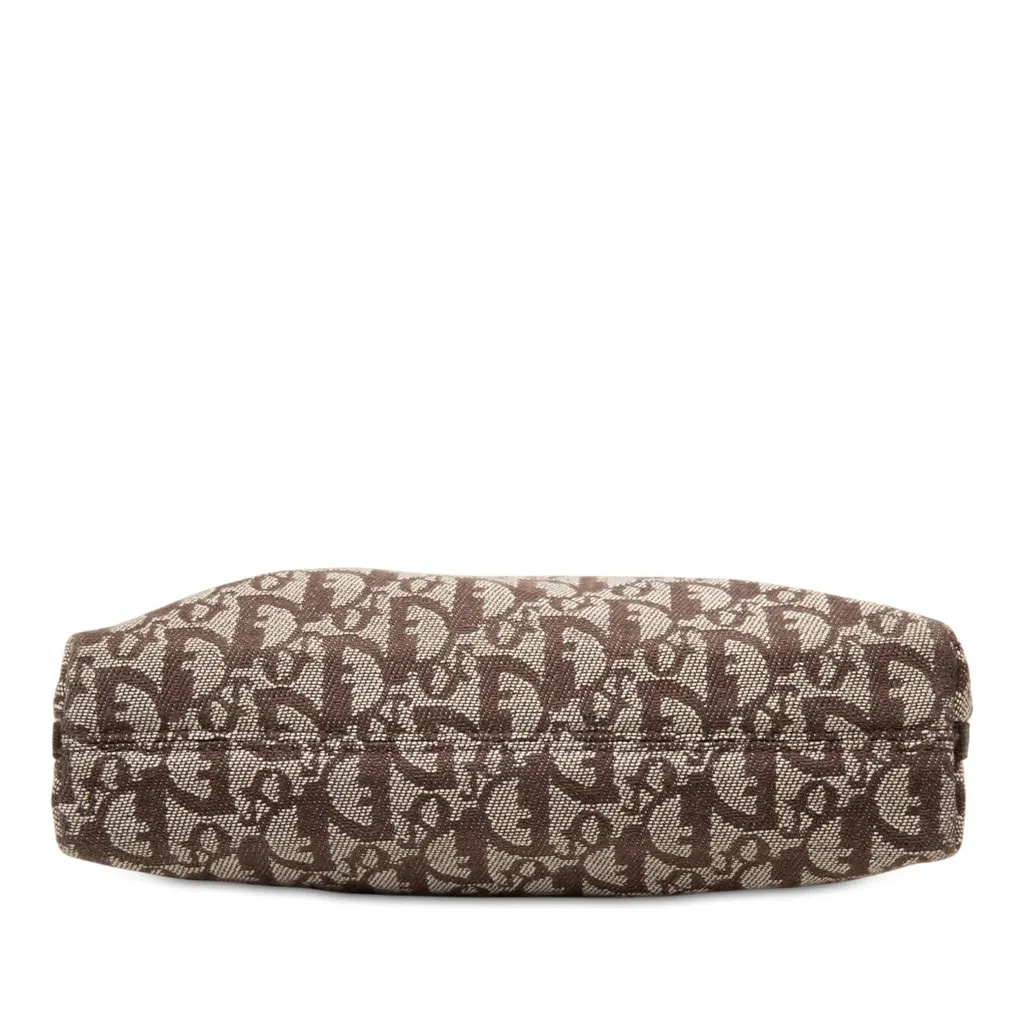 Dior Diorissimo Trotter Canvas Pochette Brown Canvas Good - Inside View