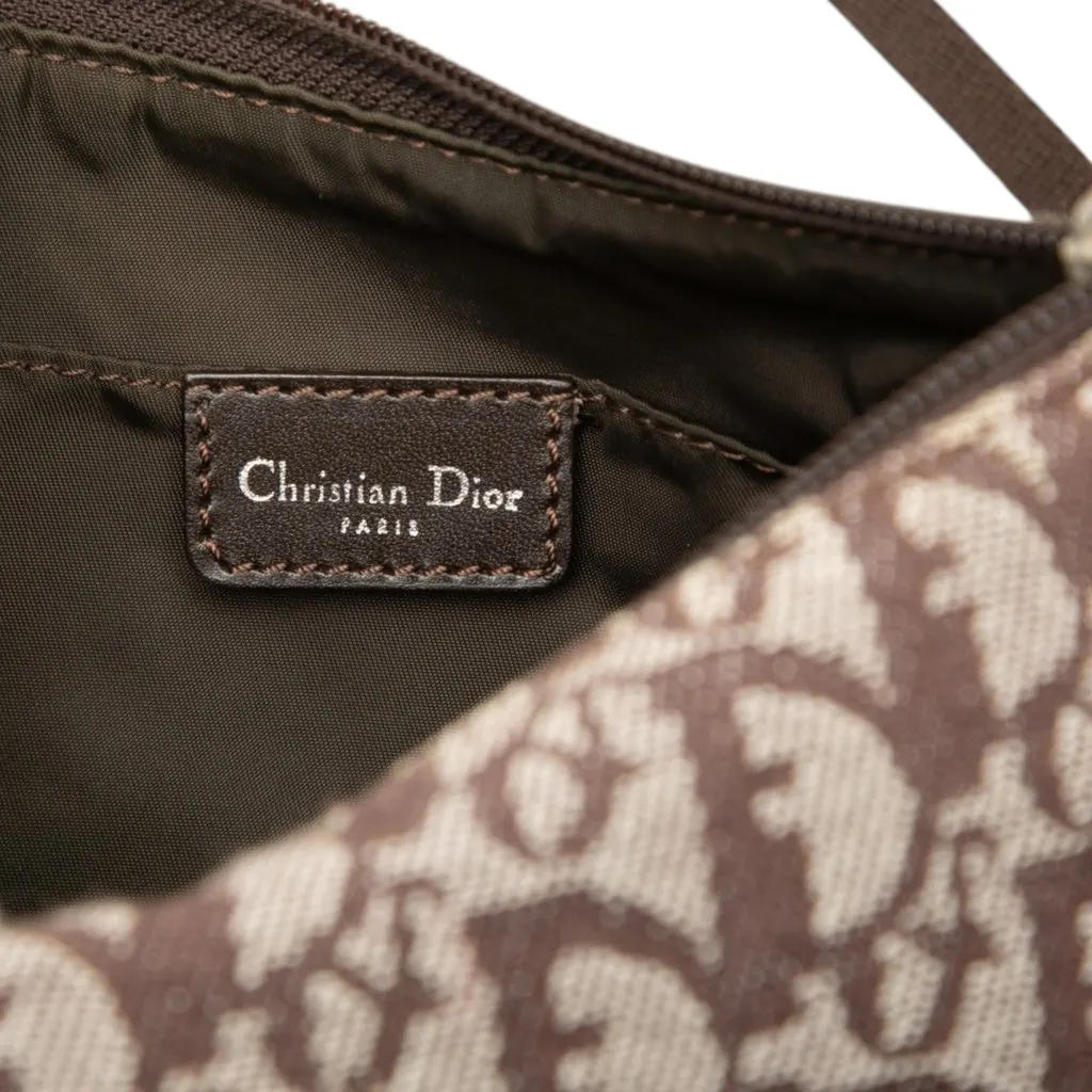 Dior Diorissimo Trotter Canvas Pochette Brown Canvas Good - Box View