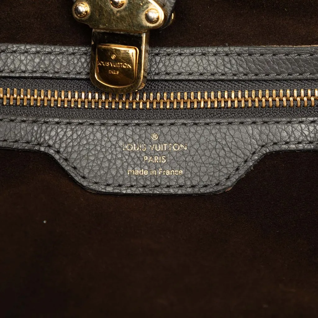 Louis Vuitton Monogram Mahina L Grey Leather Good - Box View