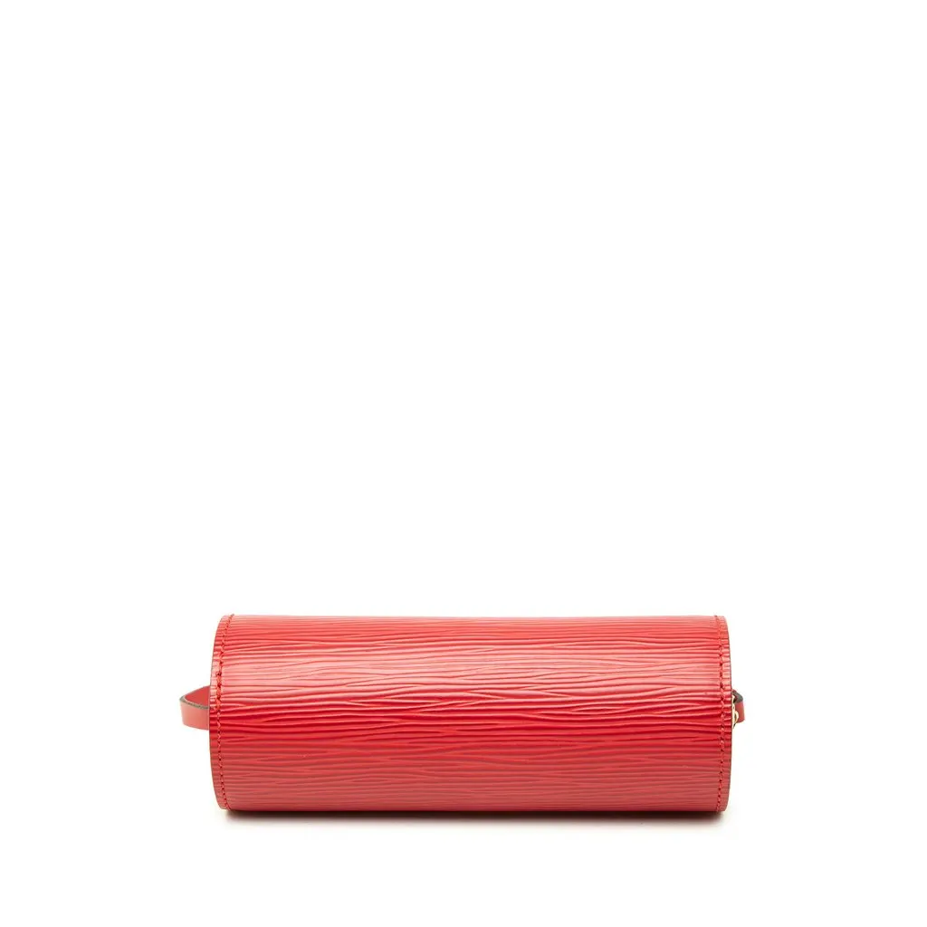 Louis Vuitton Epi Pochette Papillon Red Leather Good - Inside View