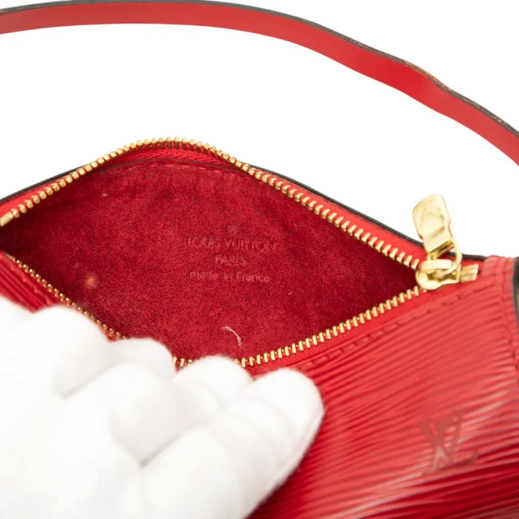 Louis Vuitton Epi Pochette Papillon Red Leather Good - Box View