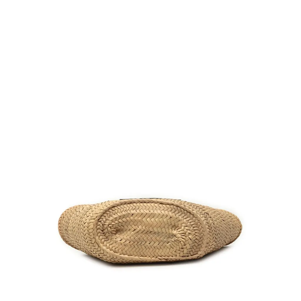 LOEWE Small Raffia Anagram Basket Tote Beige Very good - Inside View