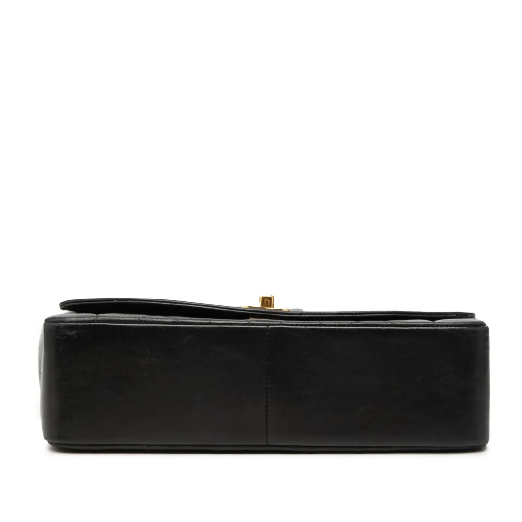 Chanel Medium Lambskin Diana Flap Black Leather Very good - Inside View
