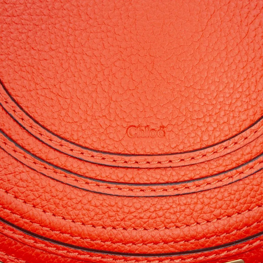 Chloé Small Raffia Marcie Saddle Crossbody Beige Very good - Box View