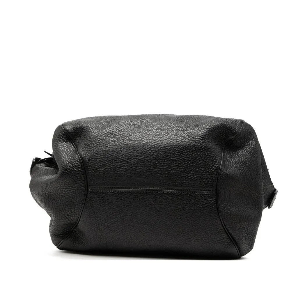 Salvatore Ferragamo Leather Gancini Marisa Handbag Black Leather Very good - Inside View