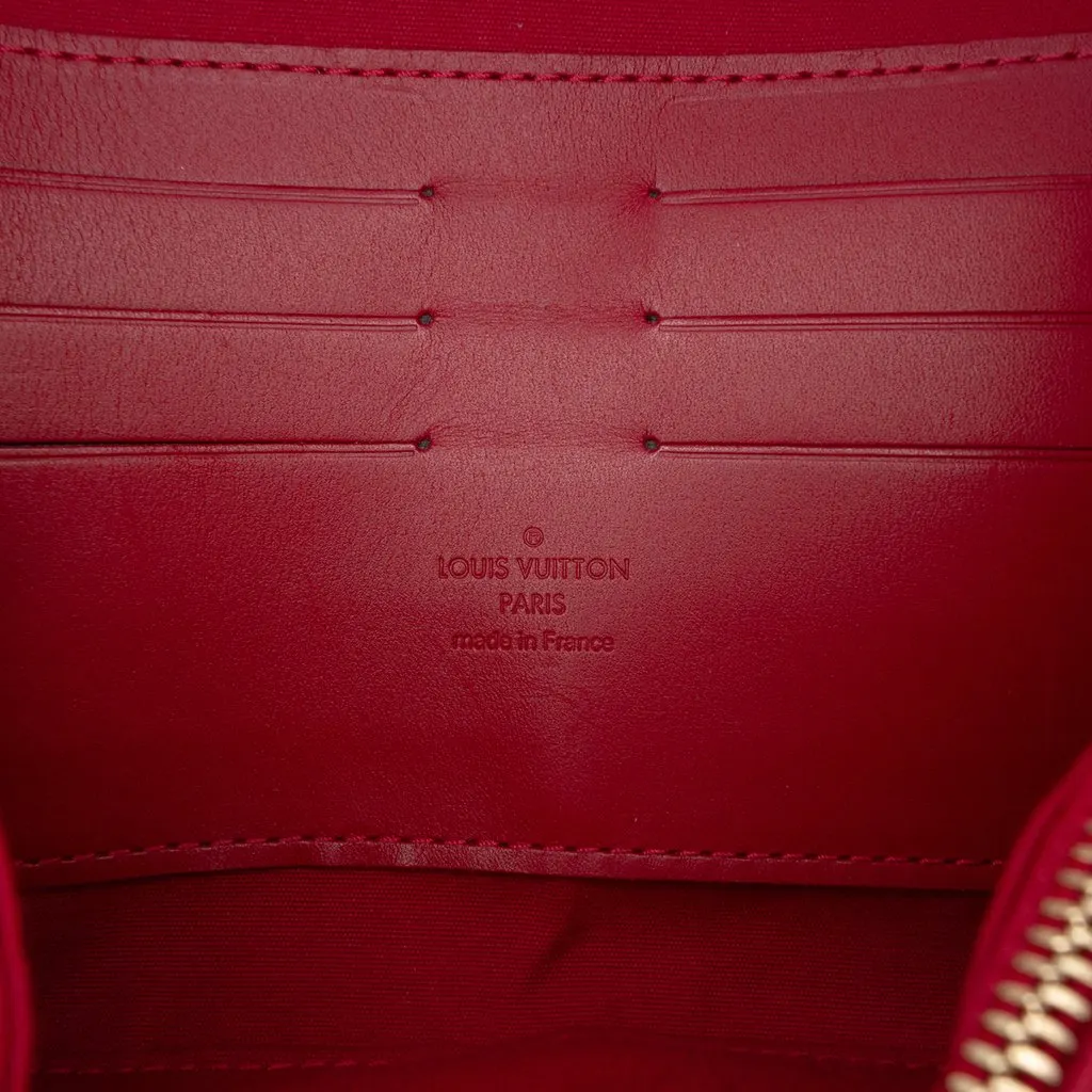 Louis Vuitton Monogram Vernis Sunset Boulevard Red Leather Very good - Box View
