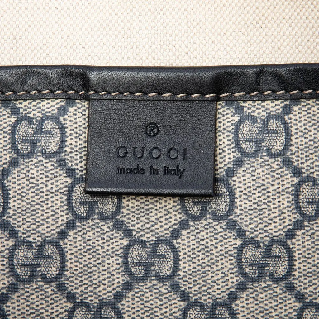 Gucci GG Supreme Web Messenger Bag Beige Canvas Very good - Box View