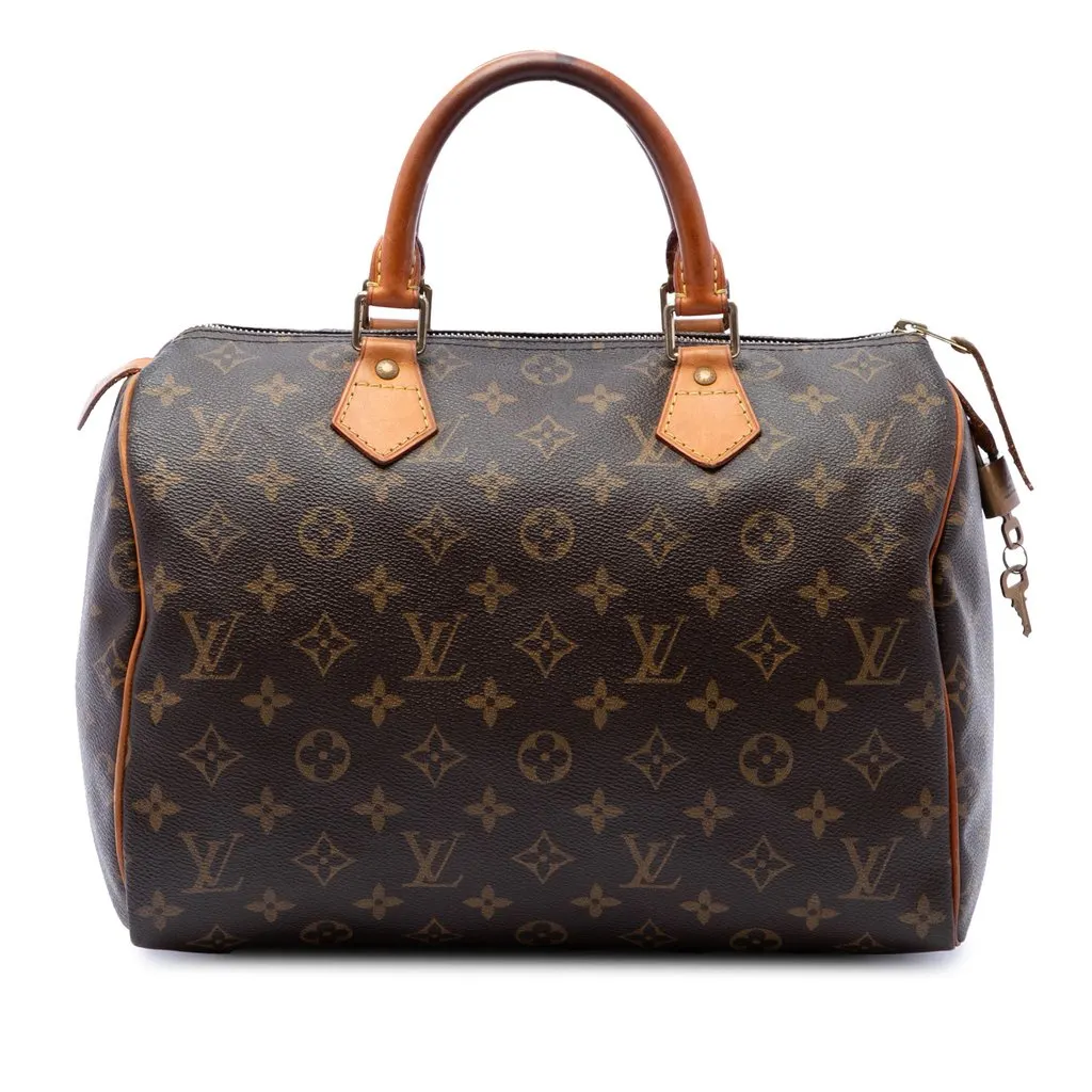 Louis Vuitton Monogram Speedy 30 Brown Very good - Front View