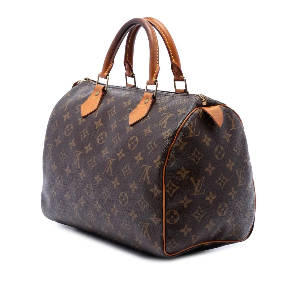 Louis Vuitton Monogram Speedy 30 Brown Very good - Back View