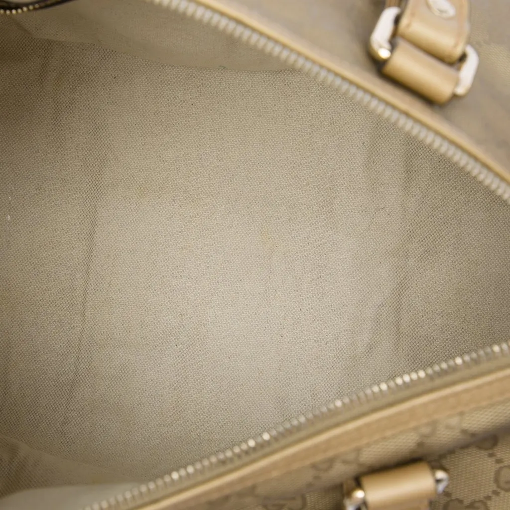 Gucci Medium GG Imprime Joy Boston Bag Gold Very good - Model View
