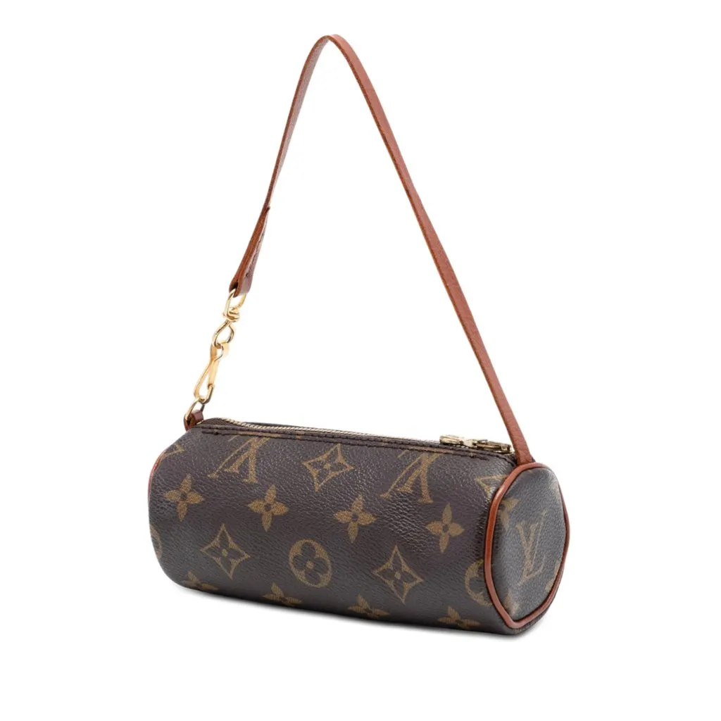Louis Vuitton Monogram Papillon Pochette Brown Very good - Back View