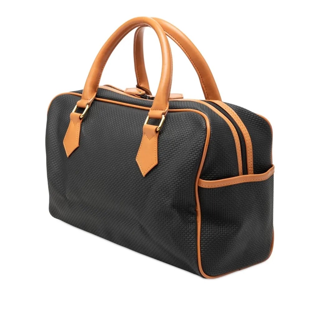 Saint Laurent PVC Boston Bag Black Plastic Very good - Back View