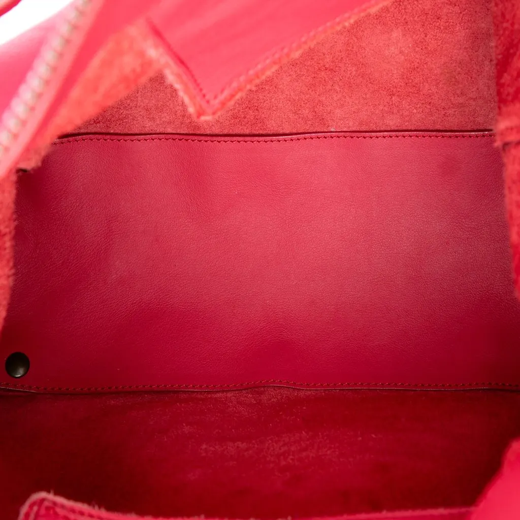 Balenciaga Leather Papier A5 Tote Pink Leather Very good - Model View