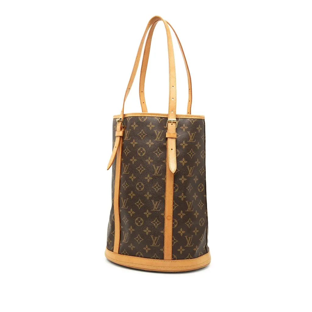 Louis Vuitton Monogram Bucket GM Brown Good - Back View