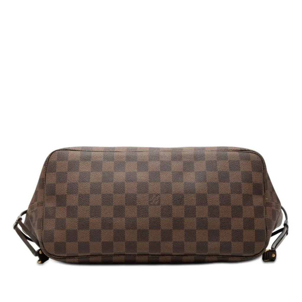 Louis Vuitton Damier Ebene Neverfull MM Brown Good - Inside View