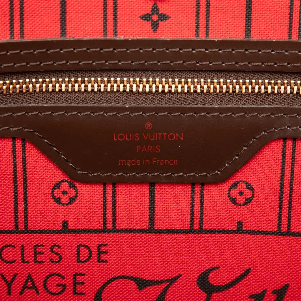 Louis Vuitton Damier Ebene Neverfull MM Brown Good - Box View