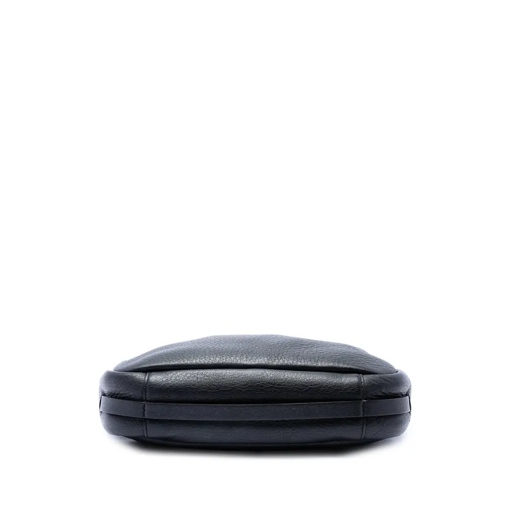 Balenciaga Leather Campaign Logo Everyday Camera Bag XS Black Leather Very good - Inside View