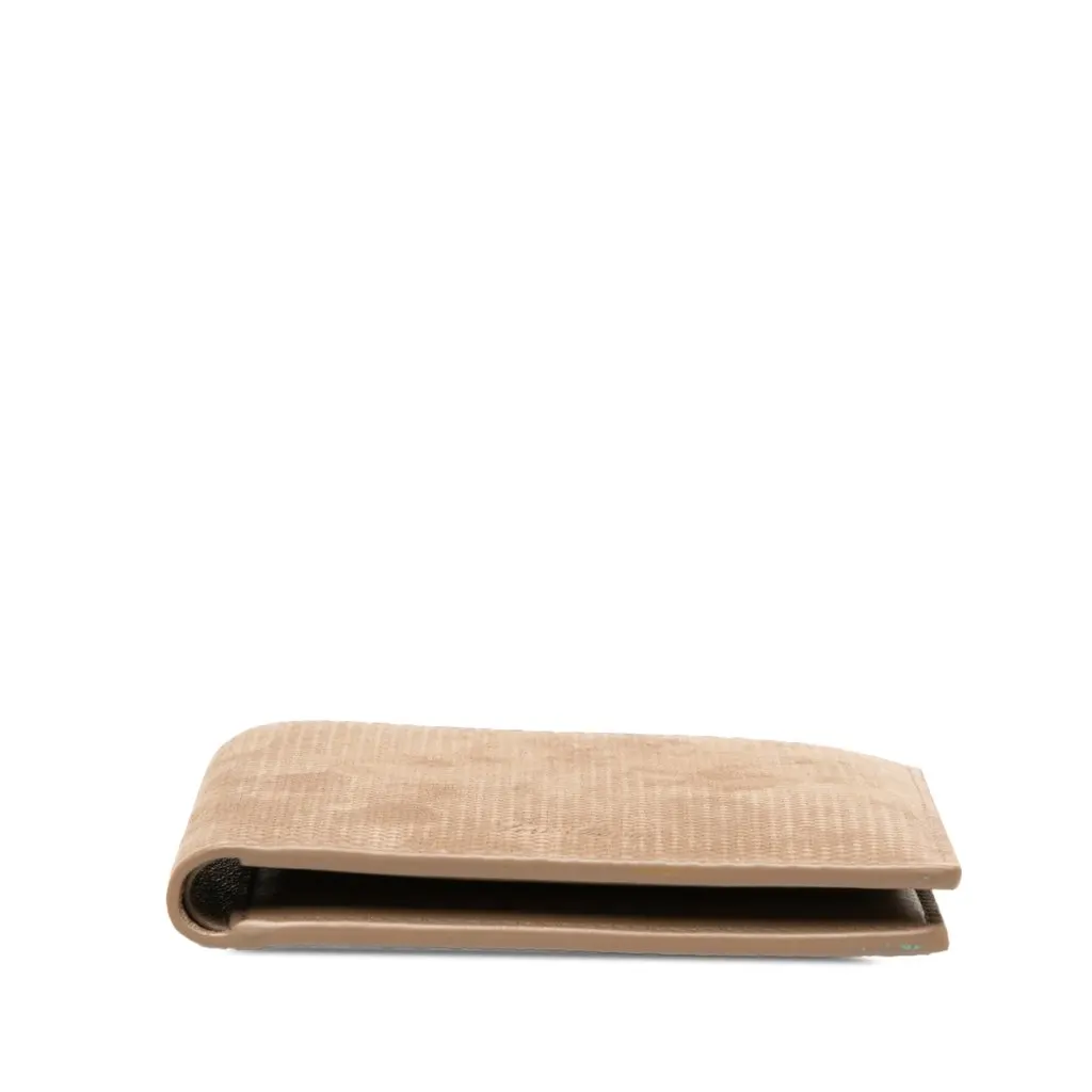 Loro Piana Textured Calfskin Extra Compact Wallet Brown Leather Very good - Inside View