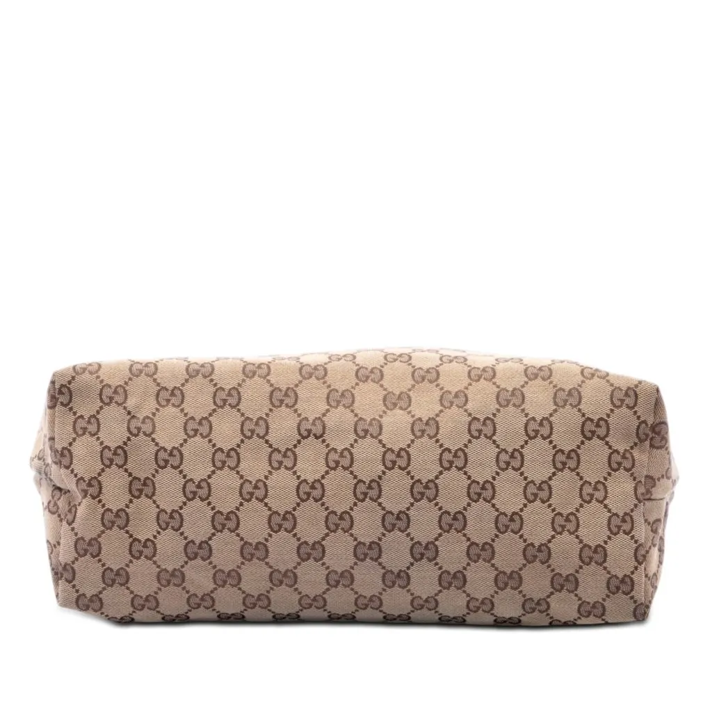 Gucci GG Canvas Web Crossbody Beige Very good - Inside View
