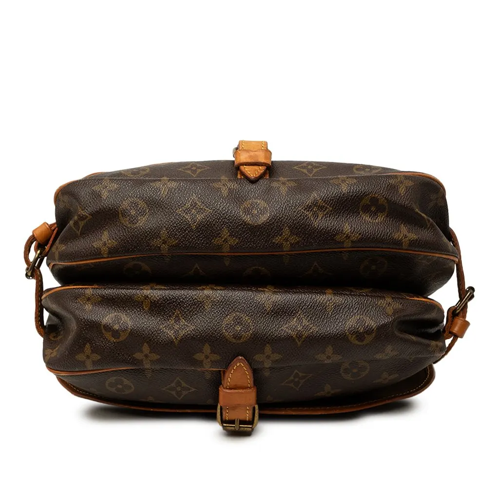 Louis Vuitton Monogram Saumur 30 Brown Canvas Good - Inside View