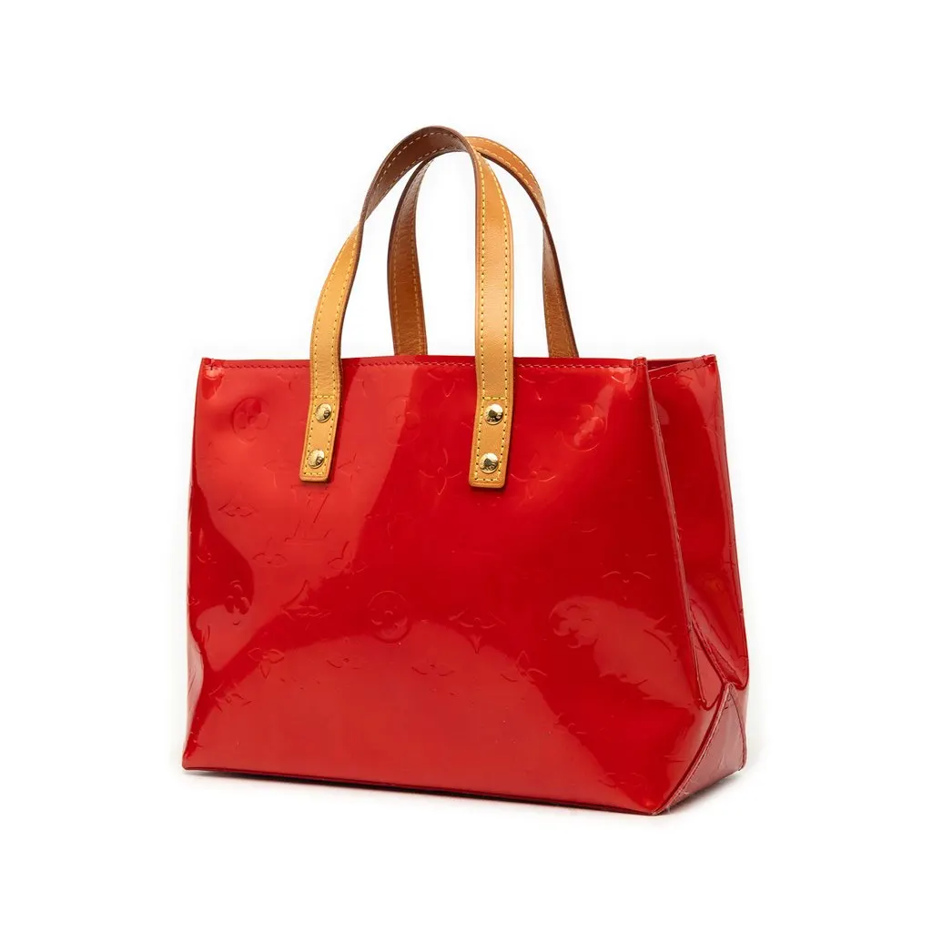 Louis Vuitton Monogram Vernis Reade PM Red Leather Very good - Back View
